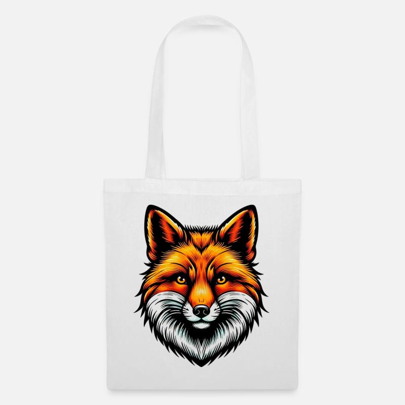 Fuchs - Stoffbeutel - Weiß