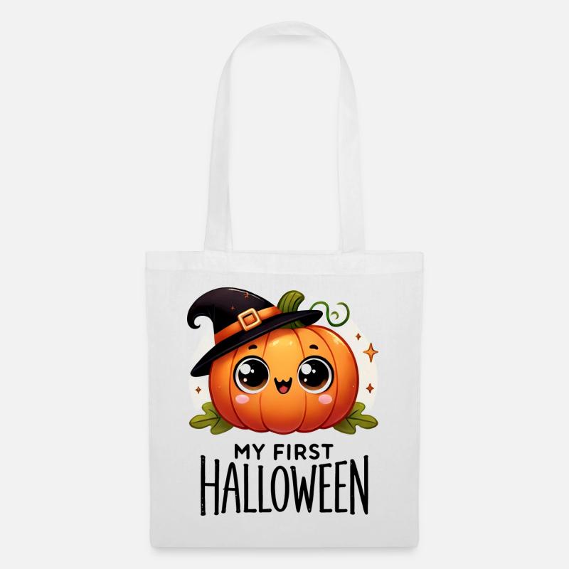 My First Halloween - Cute Pumpkin - Stoffbeutel - Weiß