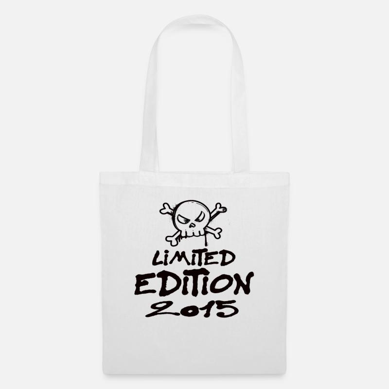 Limited Edition 2015 Geburtstag 2015 Geboren - Stoffbeutel - Weiß