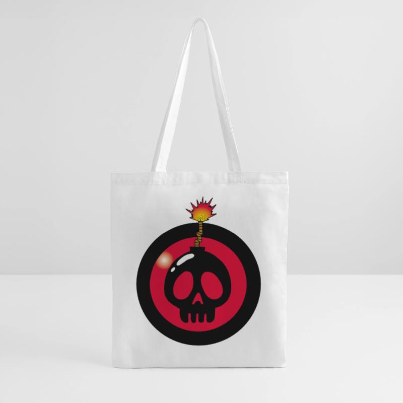 Exploding Skull Tote Bag