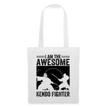 I am the awesome Kendo Fighter - Tote Bag - white - Front