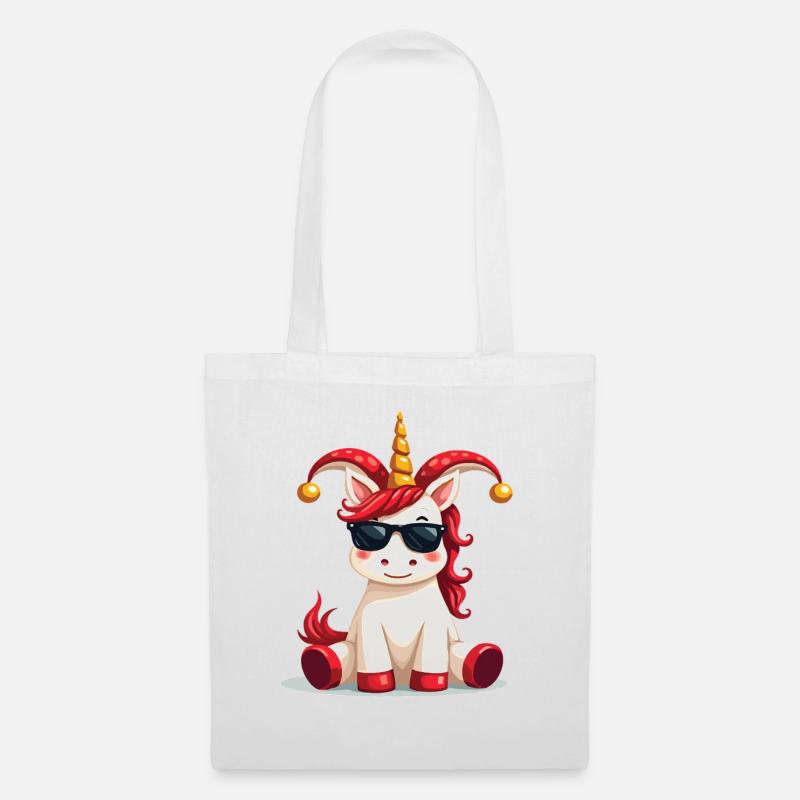 Carnaval Carnaval Licorne Costume de carnaval - Sac en tissu - blanc