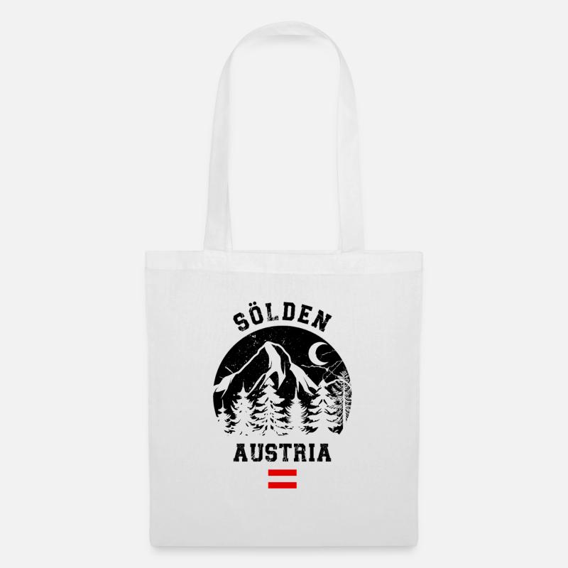 Sölden Ski Resort Austrian Alps Skiing - Tote Bag - white