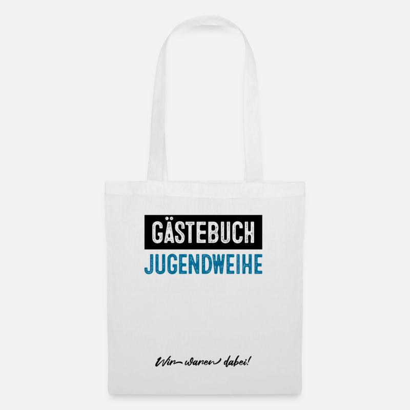 Gästebuch Jugendweihe - Stoffbeutel - Weiß