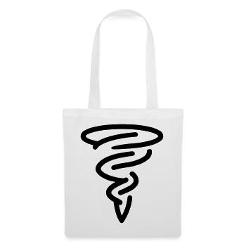 tornade - Sac en tissu - blanc - Devant