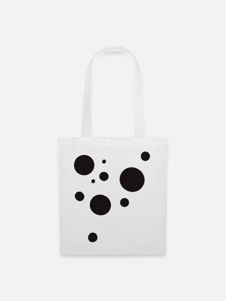 Dots - Stoffbeutel - Weiß