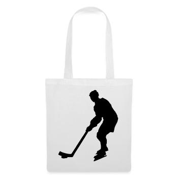 Eishockey Player - Stoffbeutel - Weiß - Vorne