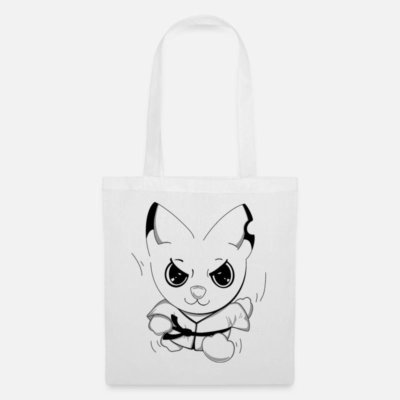 Karateeee - Sac en tissu - blanc