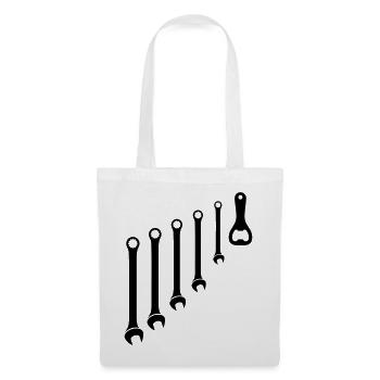 Tool Set & Bottle Opener Mechanic - Tote Bag - white - Front