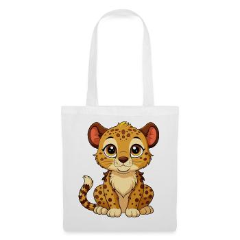 Cute Baby Cheetah - Tote Bag - white - Front