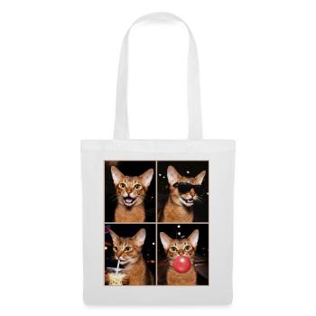 Cats American Bobtail Cat - Tote Bag - white - Front