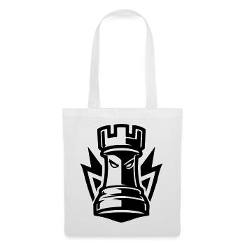 schach turm - Stoffbeutel - Weiß - Vorne