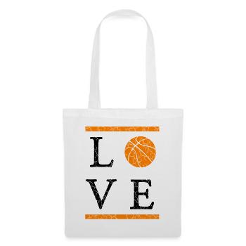 Basketball Design Streetball - Stoffbeutel - Weiß - Vorne