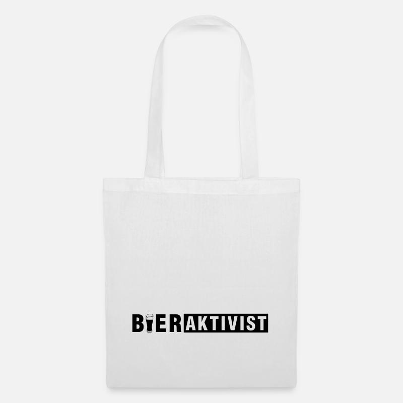 Bieraktivist - Stoffbeutel - Weiß