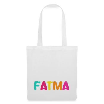 Name - Fatma - Stoffbeutel - Weiß - Vorne