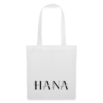 Nom - Hana - Sac en tissu - blanc - Devant