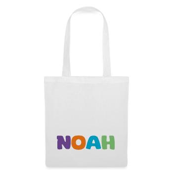Nom - Noah - Sac en tissu - blanc - Devant