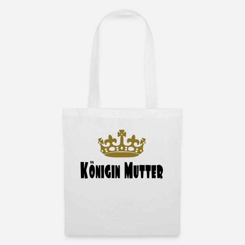 Königin Mutter - Stoffbeutel - Weiß