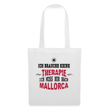 THERAPIE Mallorca SONNE - Stoffbeutel - Weiß - Vorne
