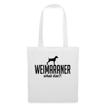 WEIMARANER what else - Stoffbeutel - Weiß - Vorne