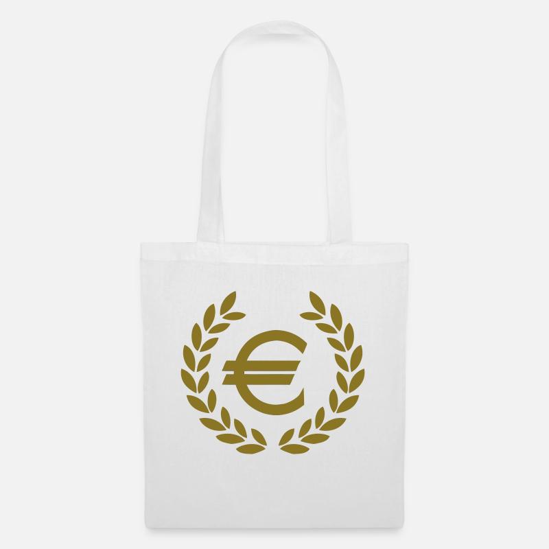 € euro deluxe geld - Stoffbeutel - Weiß