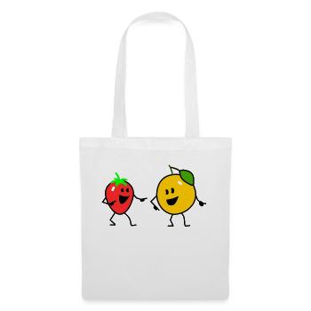 fruit salad strawberry orange - Tote Bag - white - Front