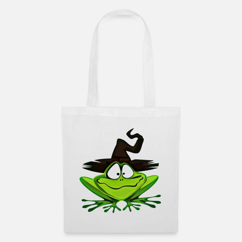 sorcières grenouilles - Sac en tissu - blanc