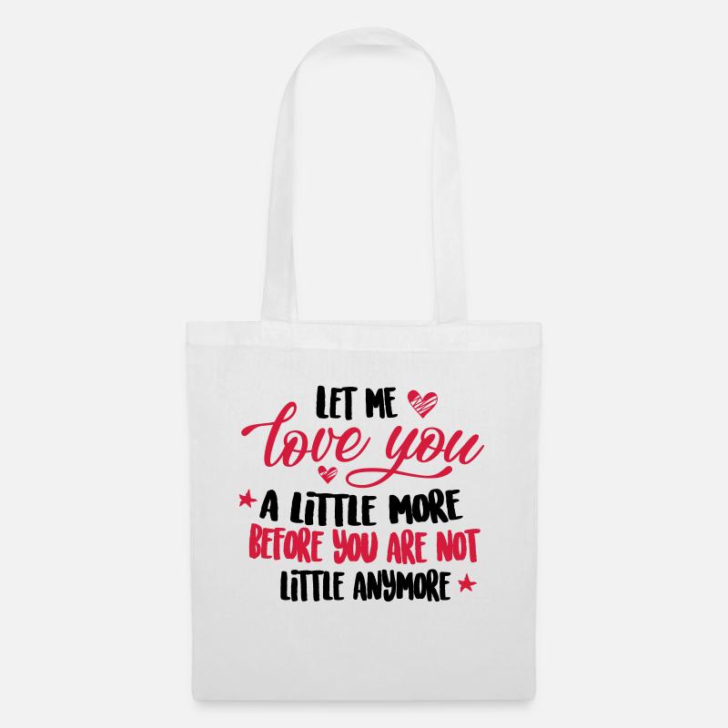Love a little - Stoffbeutel - Weiß
