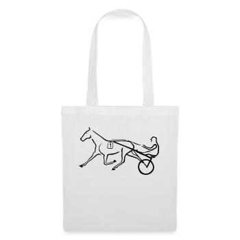 Trotting horse - Tote Bag - white - Front