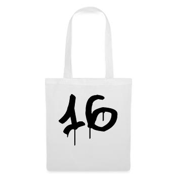 Tag : 16 - Sac en tissu - blanc - Devant