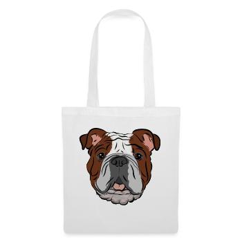 Bulldog / Boxer / Dog Lover / Gift Idea - Tote Bag - white - Front