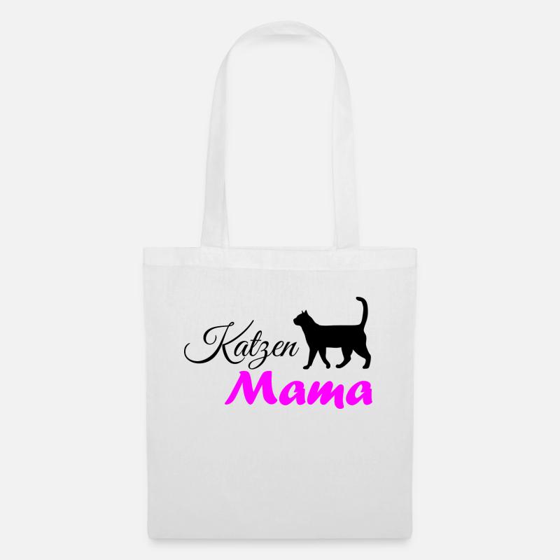 Katzenmama/ Katzenbesitzer - Stoffbeutel - Weiß