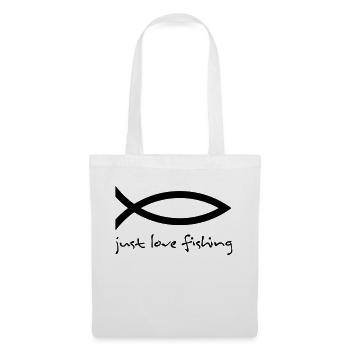 pêche - Sac en tissu - blanc - Devant