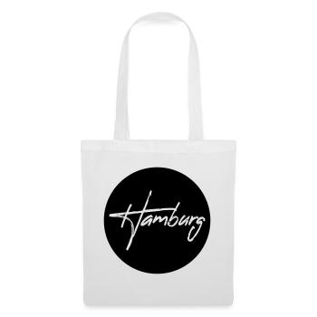 Hamburg T-Shirt HH Circle Vintage Gift - Tote Bag - white - Front