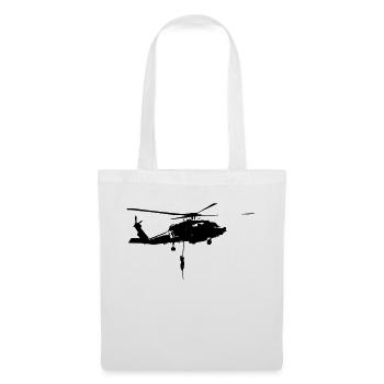 Helico intervention forces speciales - Sac en tissu - blanc - Devant
