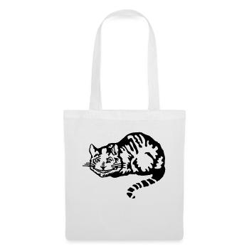 Cheshire cat - Tote Bag - white - Front