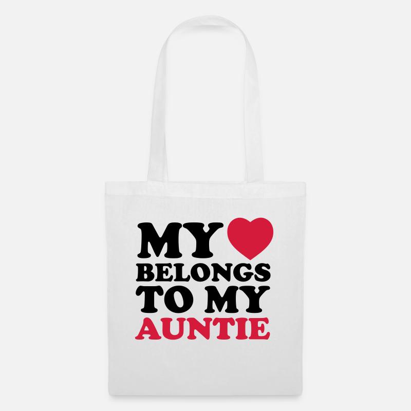 MHBTM auntie - Tote Bag - white