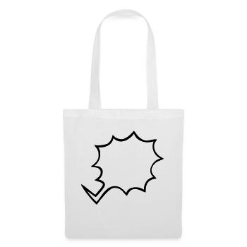 speech bubble - Tote Bag - white - Front