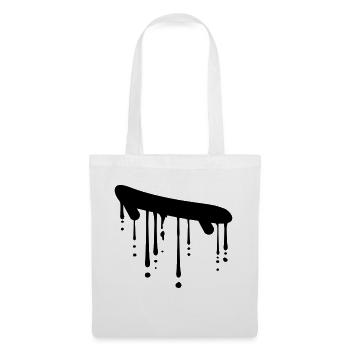 skateboard drops graffiti design skater jump s - Tote Bag - white - Front