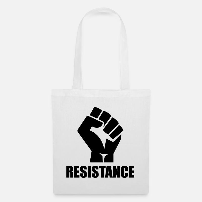 Widerstand / Resistance (schwarz / black) - Stoffbeutel - Weiß