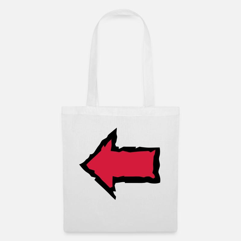 fleche 2101 - Sac en tissu - blanc