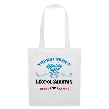 youkounkoun léopol saroyan - Sac en tissu - blanc - Devant