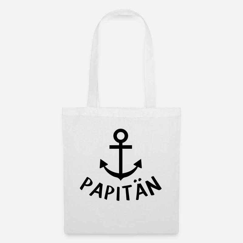 papitän - Stoffbeutel - Weiß