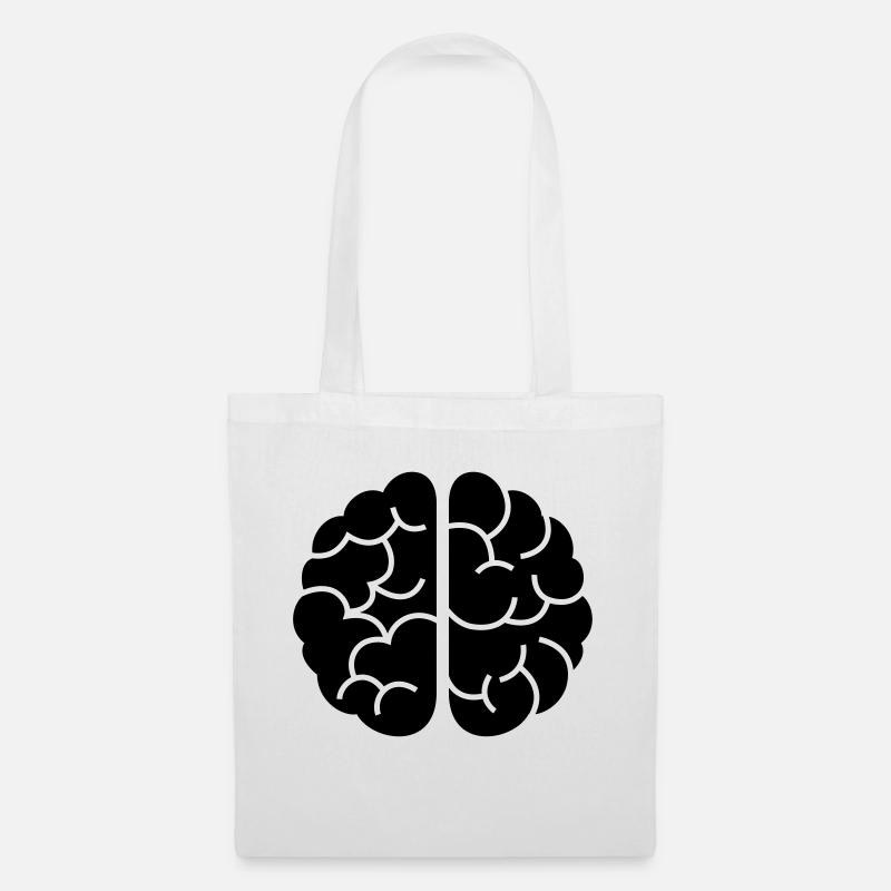 Brain - Stoffbeutel - Weiß