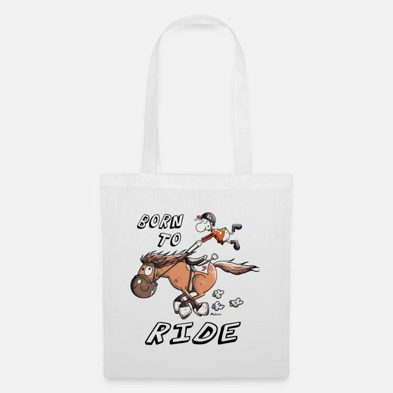 Born to Ride - Stoffbeutel - Weiß