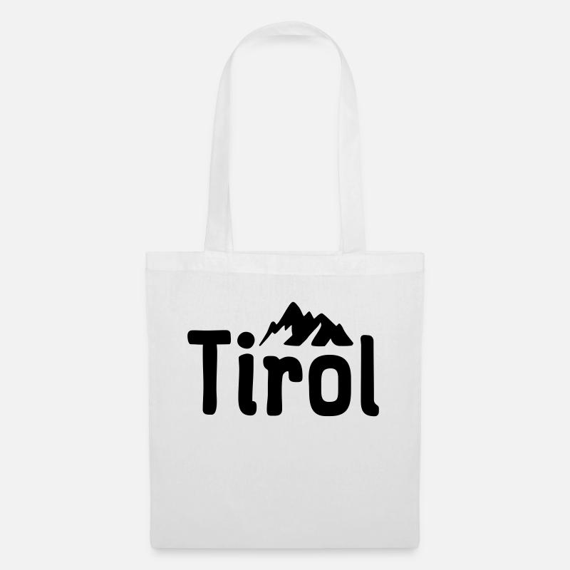 Tirol Berge 1 - Stoffbeutel - Weiß
