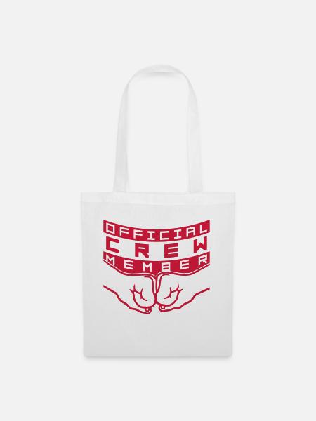 Team Official Crew - Stoffbeutel - Weiß