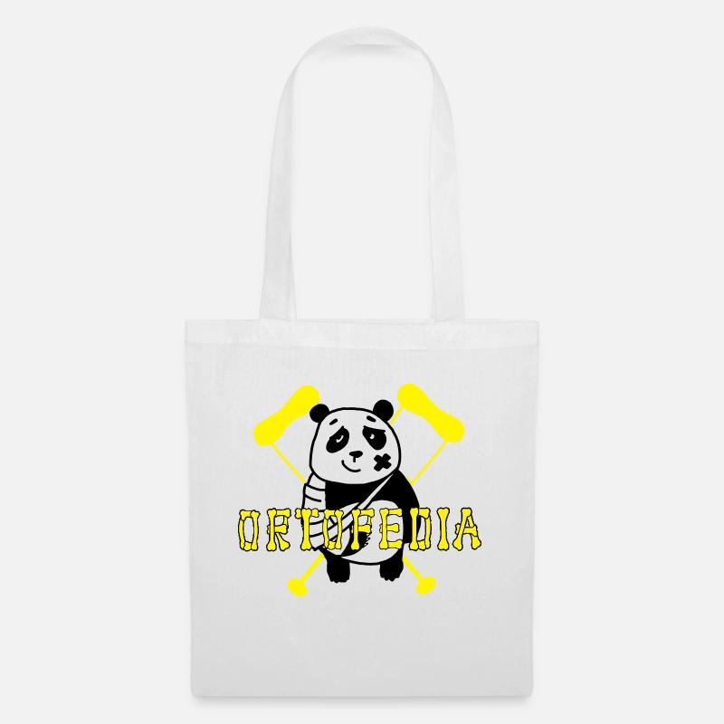Panda Orthopädie - Stoffbeutel - Weiß