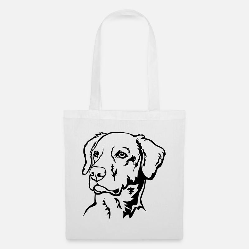 Labrador Head - Tote Bag - white
