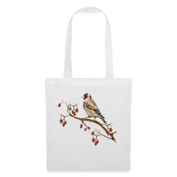 Bunte Vogel - Stoffbeutel - Weiß - Vorne
